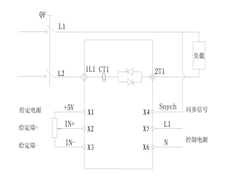 单相可控硅调压器安装和基本电路接线原理图(图2)